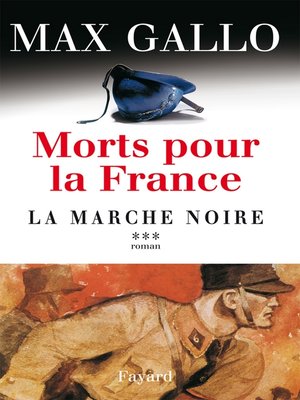 cover image of Morts pour la France, tome 3